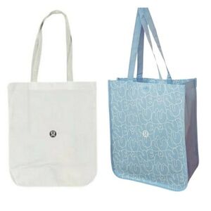 Lululemon Special Edition Blue and White Totes